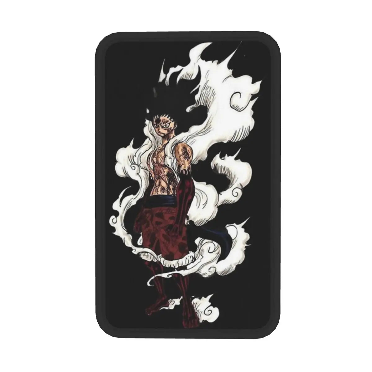 One Piece Armrest Cover - Luffy's Silhouette Beneath the Moon
