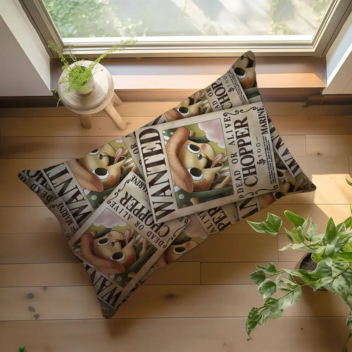 One Piece Wanted Pillowcase - Tony Tony Chopper (Cotton Candy Lover)