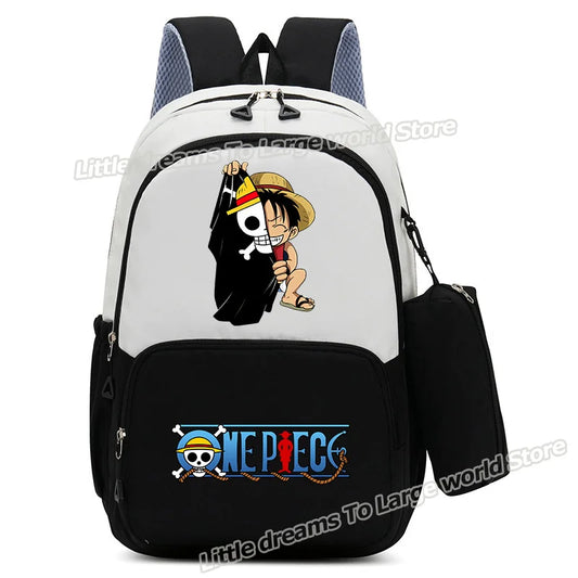 Plecak One Piece – Sylwetka pirata Monkeya D. Luffy’ego