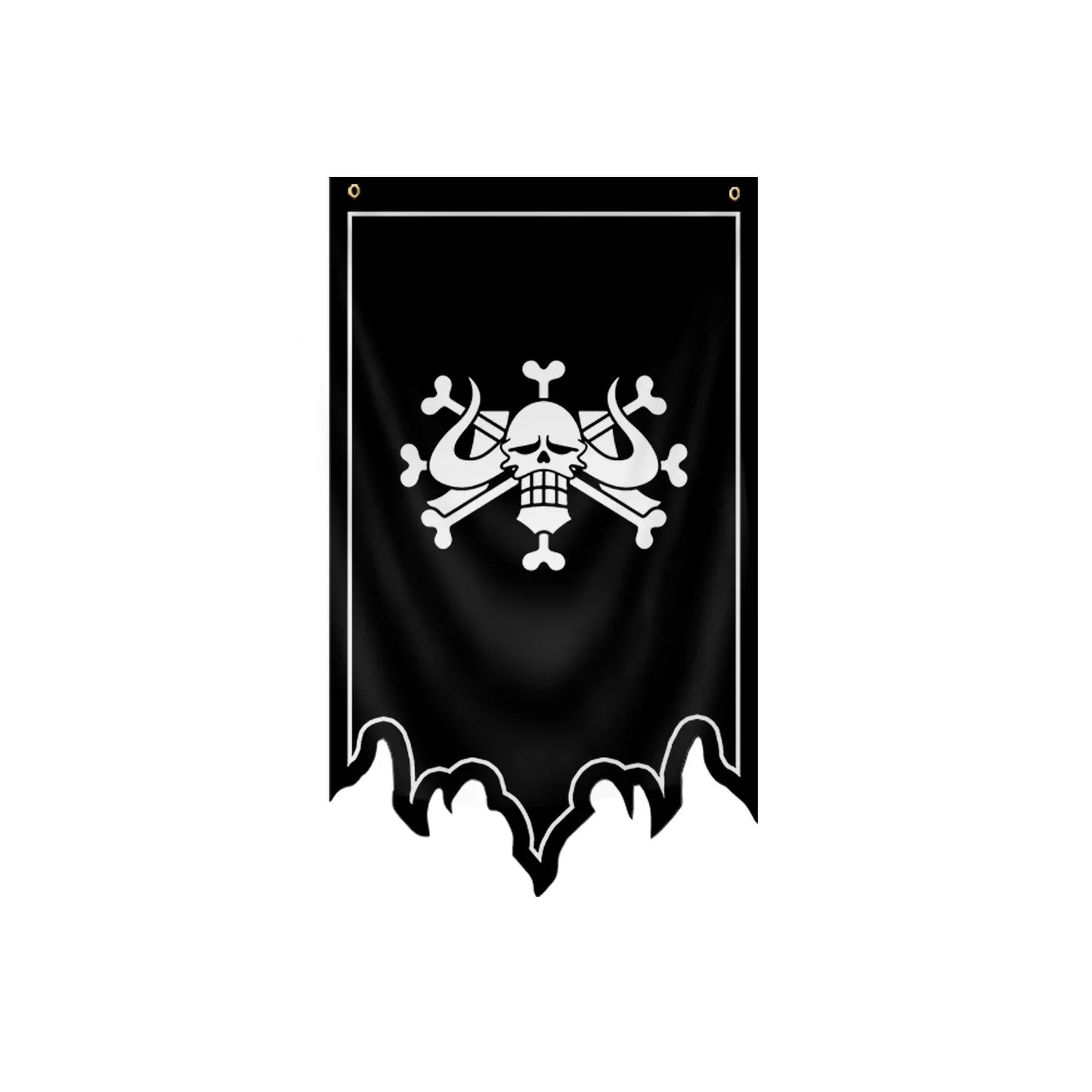 One Piece-flagga – Usopps Jolly Roger (Sogeking)