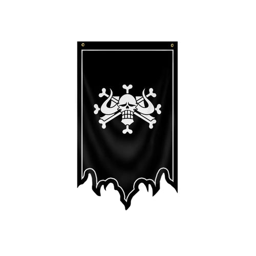 One Piece-flagga – Usopps Jolly Roger (Sogeking)