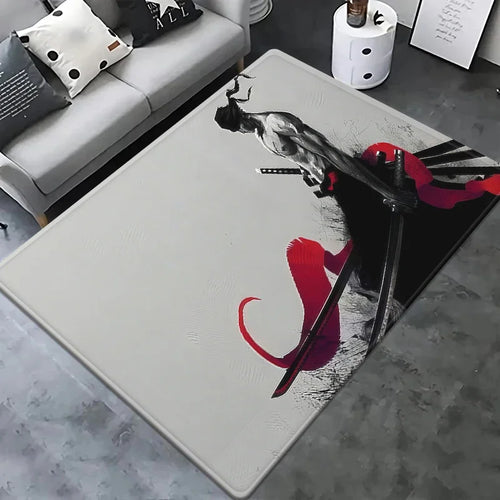 One Piece-matta – Nico Robins silhuett (konstnärlig design i svart)