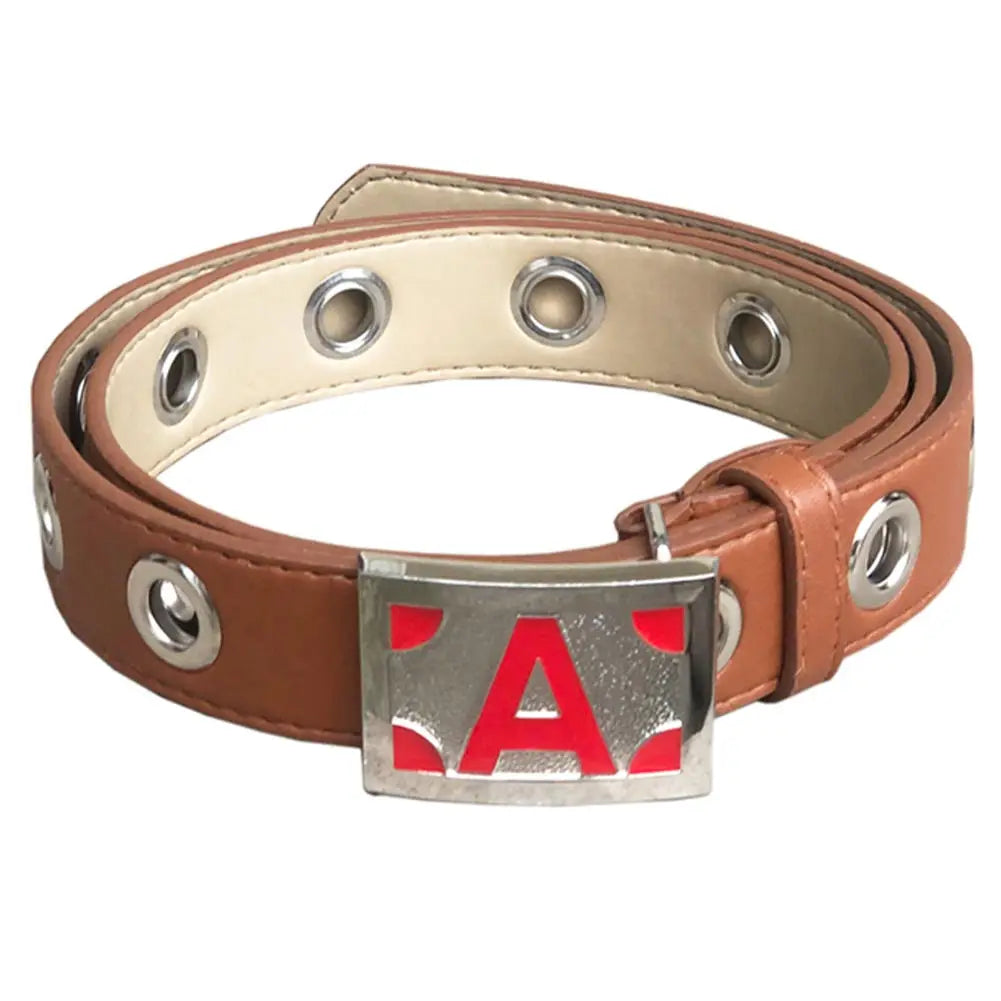 One Piece Ace Belt – Brown Leather Cosplay Model