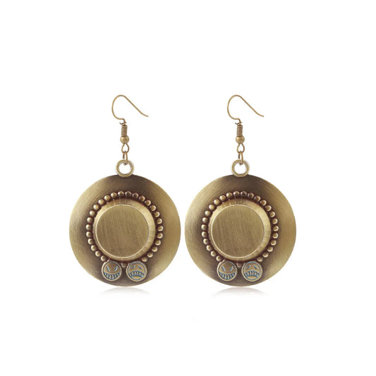 One Piece Earrings - Sabo & Flames Medallion