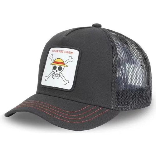 Czapka trucker One Piece – Luffy czarna