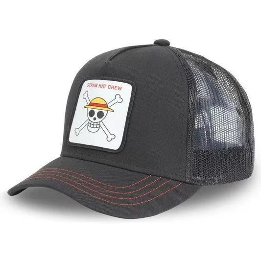 One Piece Trucker Cap - Black Luffy