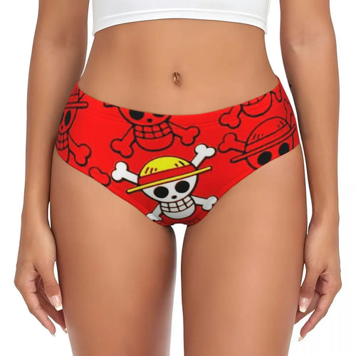 Figi One Piece – motyw Jolly Roger Monkey D. Luffy’ego (czerwone)
