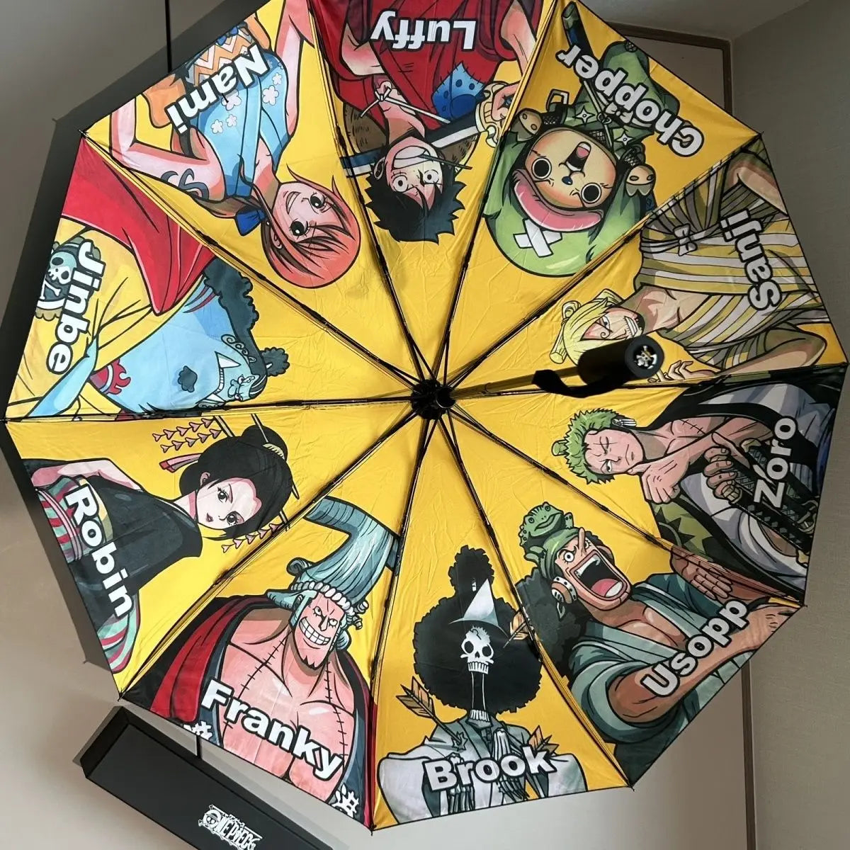 Parasol One Piece - Monkey D. Luffy Gear 5 Nika (Żółty)
