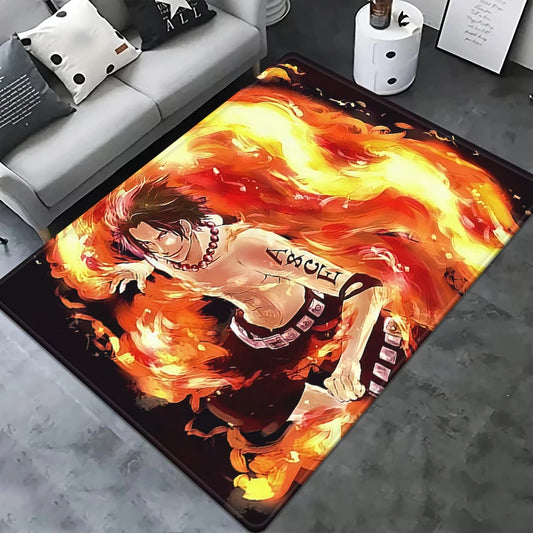 One Piece Rug - The Three Brothers: Luffy, Sabo and Ace