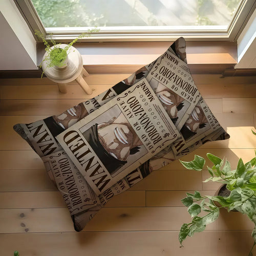 One Piece Wanted Pillowcase - Roronoa Zoro (Pirate Hunter)
