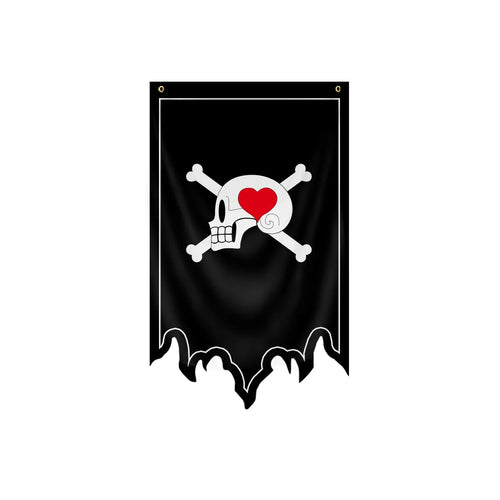 One Piece Flag - Portgas D. Ace Jolly Roger