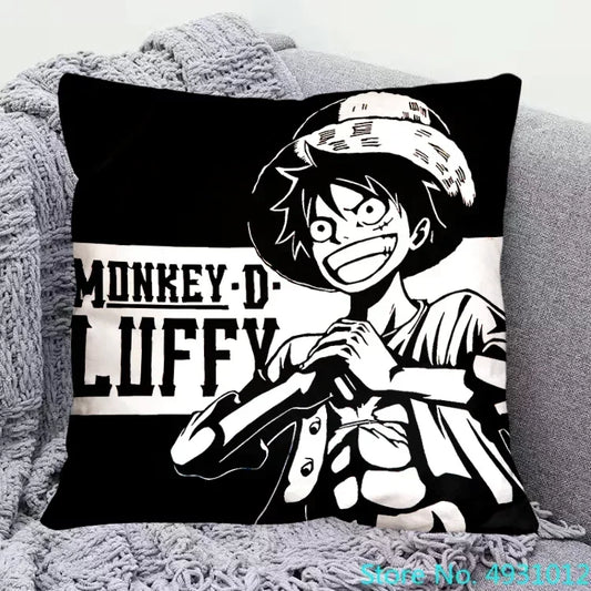 One Piece-kuddfodral – Monkey D. Luffy (Skiss-stil)