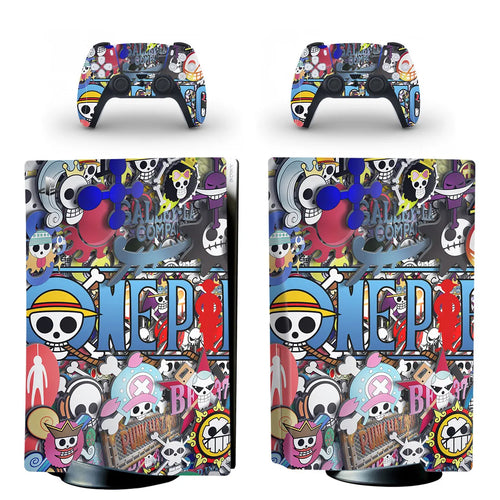 One Piece PS5 Stickers - Complete Mugiwara Crew