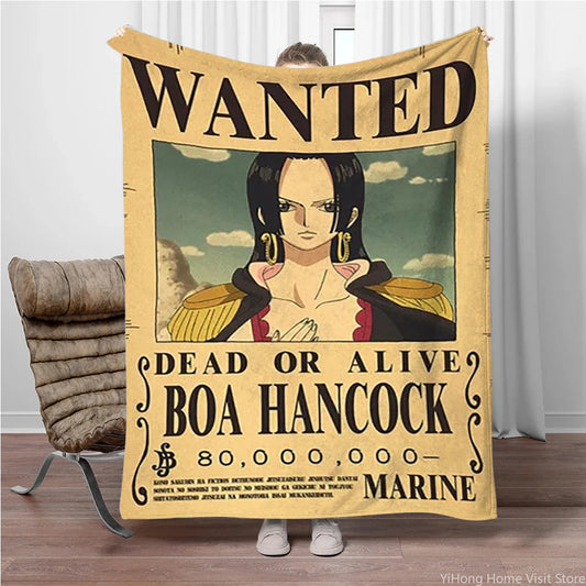 One Piece Wanted Blanket - Boa Hancock (The Pirate Empress)