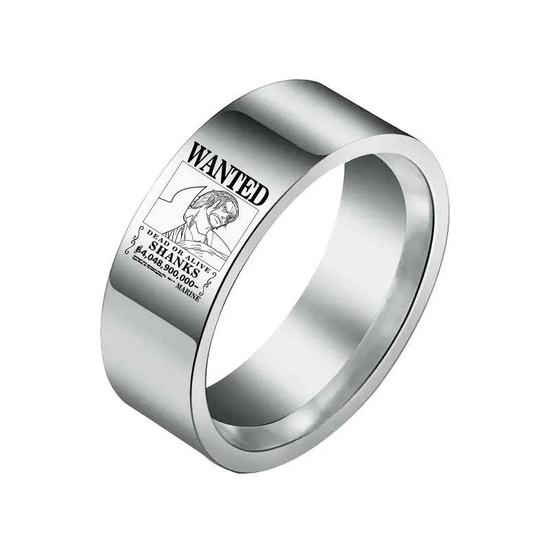 One Piece Ring – Wanted Shanks the Red-Haired
