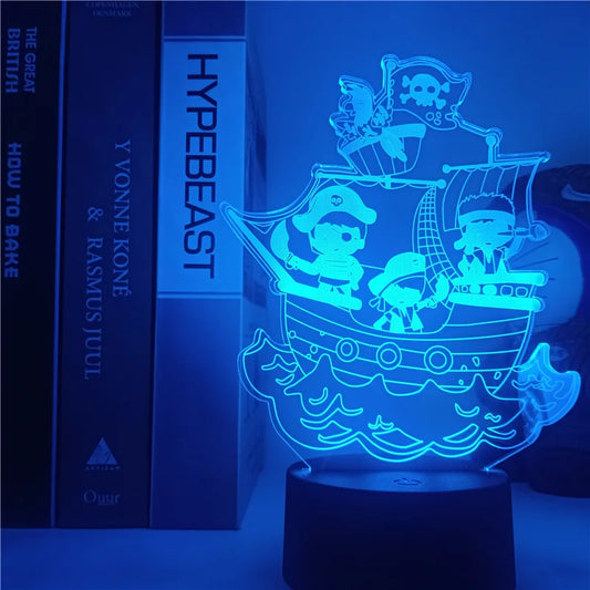 Lampka nocna LED One Piece – Tony Tony Chopper chibi (niebieska)