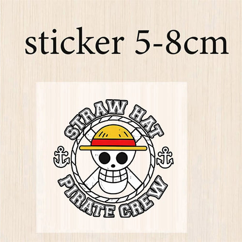 One Piece Sticker – Straw Hat Skull Logo