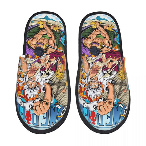One Piece-tofflor – design med Tony Tony Chopper och vänner