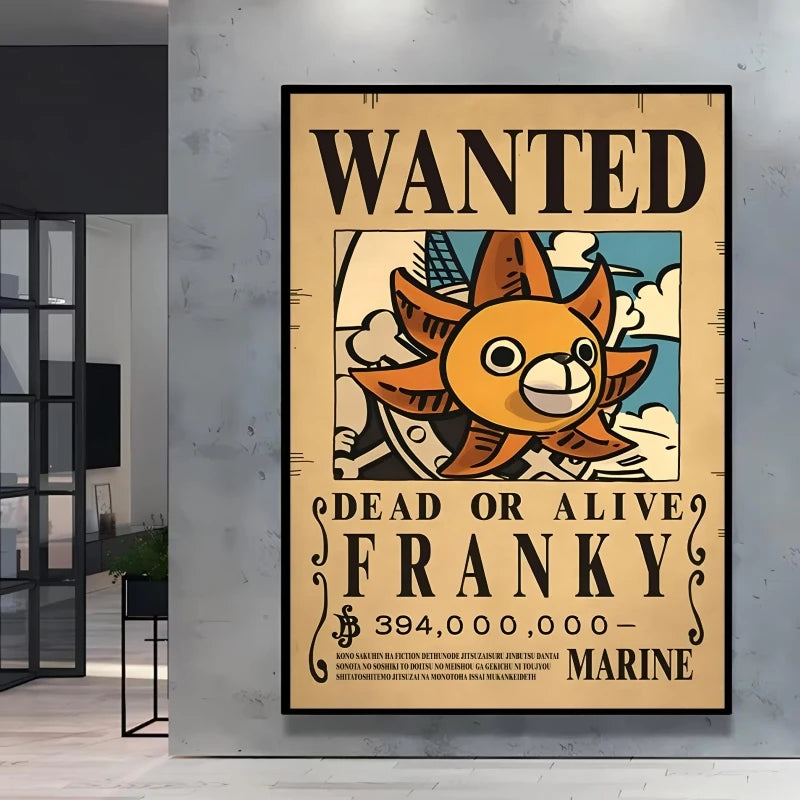 One Piece Wanted Poster - Franky (The Cyborg)