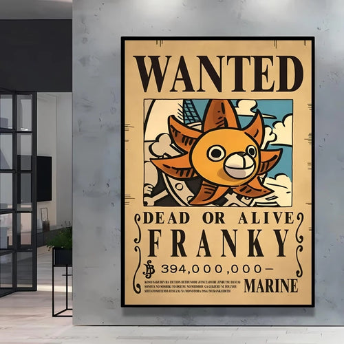 One Piece Wanted Poster - Franky (The Cyborg)