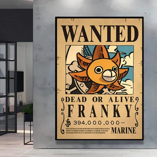 One Piece Wanted Poster - Franky (The Cyborg)