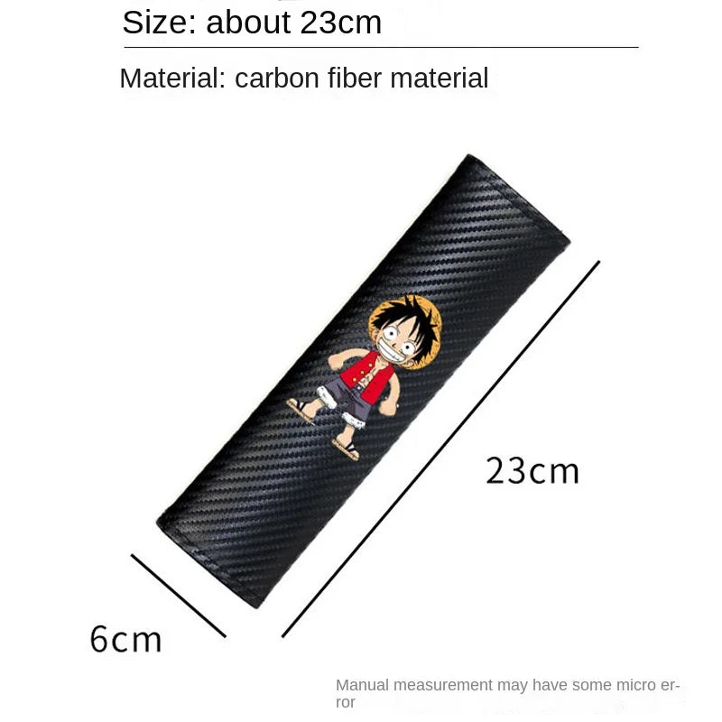 One Piece-bältesdynor – Monkey D. Luffy-design (PU-läder)