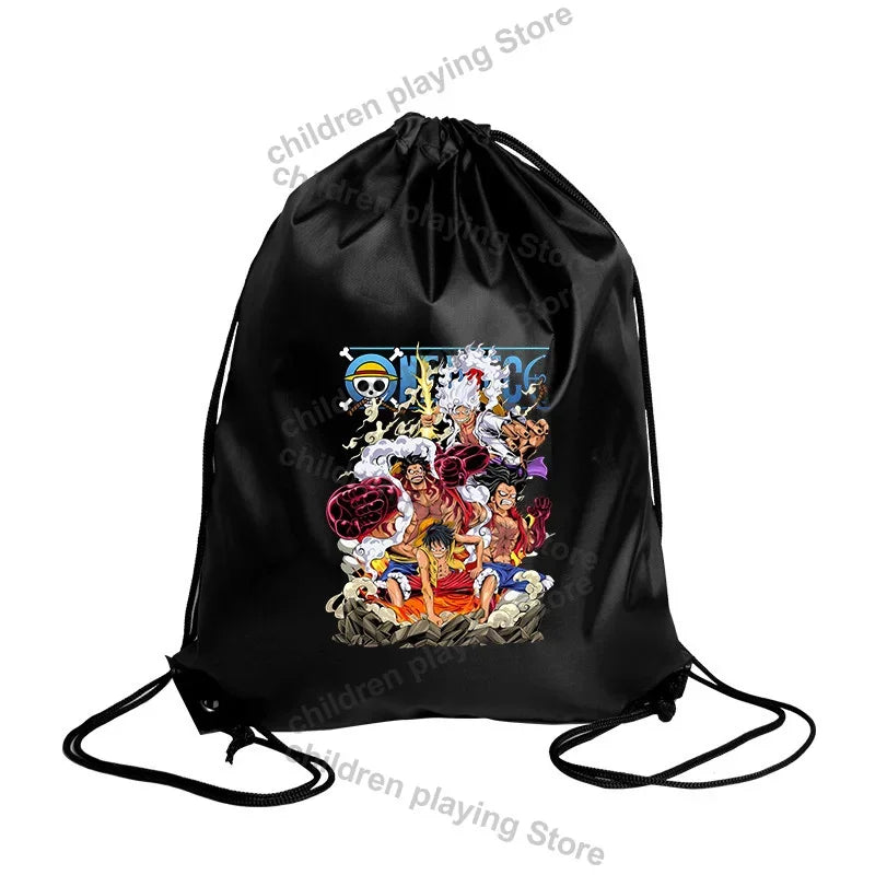 One Piece Drawstring Bag – One Piece Crew Manga Illustration