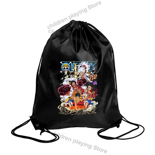 One Piece Drawstring Bag – One Piece Crew Manga Illustration