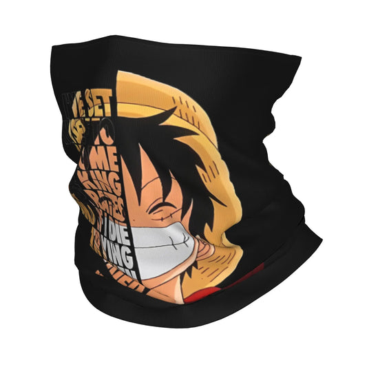 One Piece-halsvärmare – Porträtt av Luffy, allvarlig