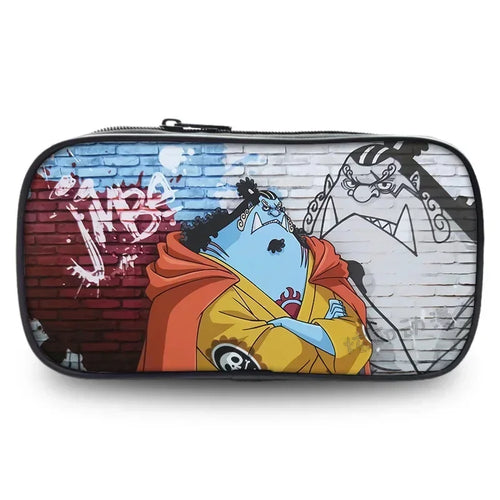 One Piece Pencil Case – Jinbe Marine Illustration