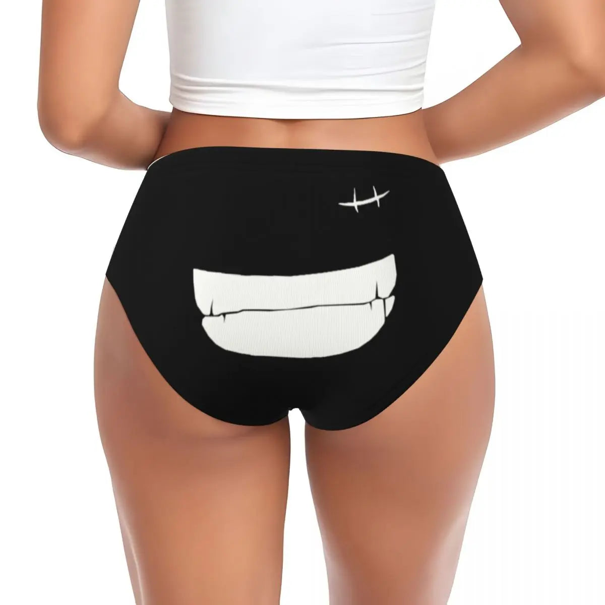 Kalsonger One Piece – Motiv med Trafalgar Laws leende (Svart)