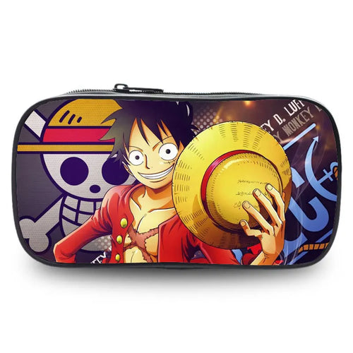 One Piece Pencil Case – Luffy & Dynamic Jolly Roger