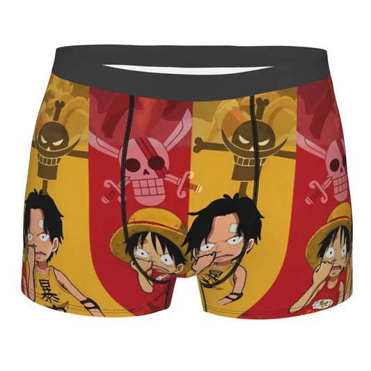 Boxers - Yellow Pirate Symbols