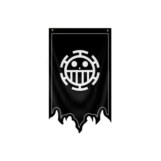 Flaga One Piece – Jolly Roger Trafalgara Lawa (Piraci Serca)