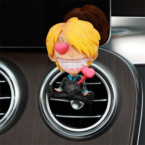 One Piece-biltillbehör – Sanji-figur för ventilationsgaller