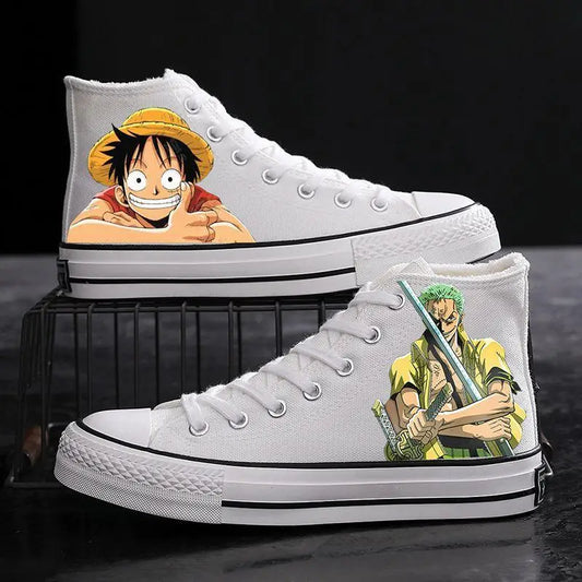 One Piece Sneakers - Zoro White