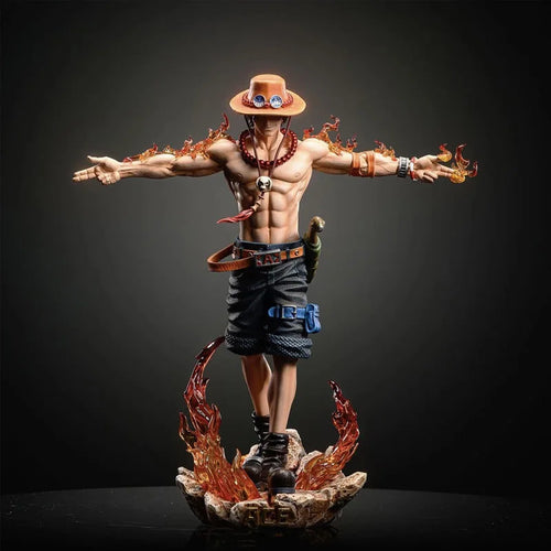 One Piece Statue - Portgas D. Ace (Fire Crucifix Combat Pose)