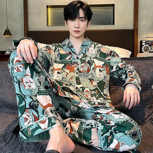 One Piece Zoro Pajamas - Green Sleepwear Set