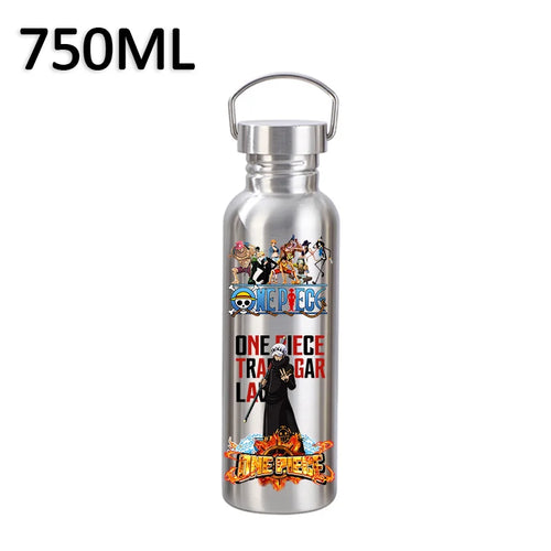 One Piece Water Bottle 750ml – Portgas D. Ace Flames