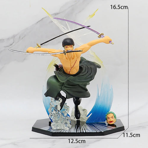 One Piece Figurine - Roronoa Zoro Wano Kuni Style (Slashing Effects)