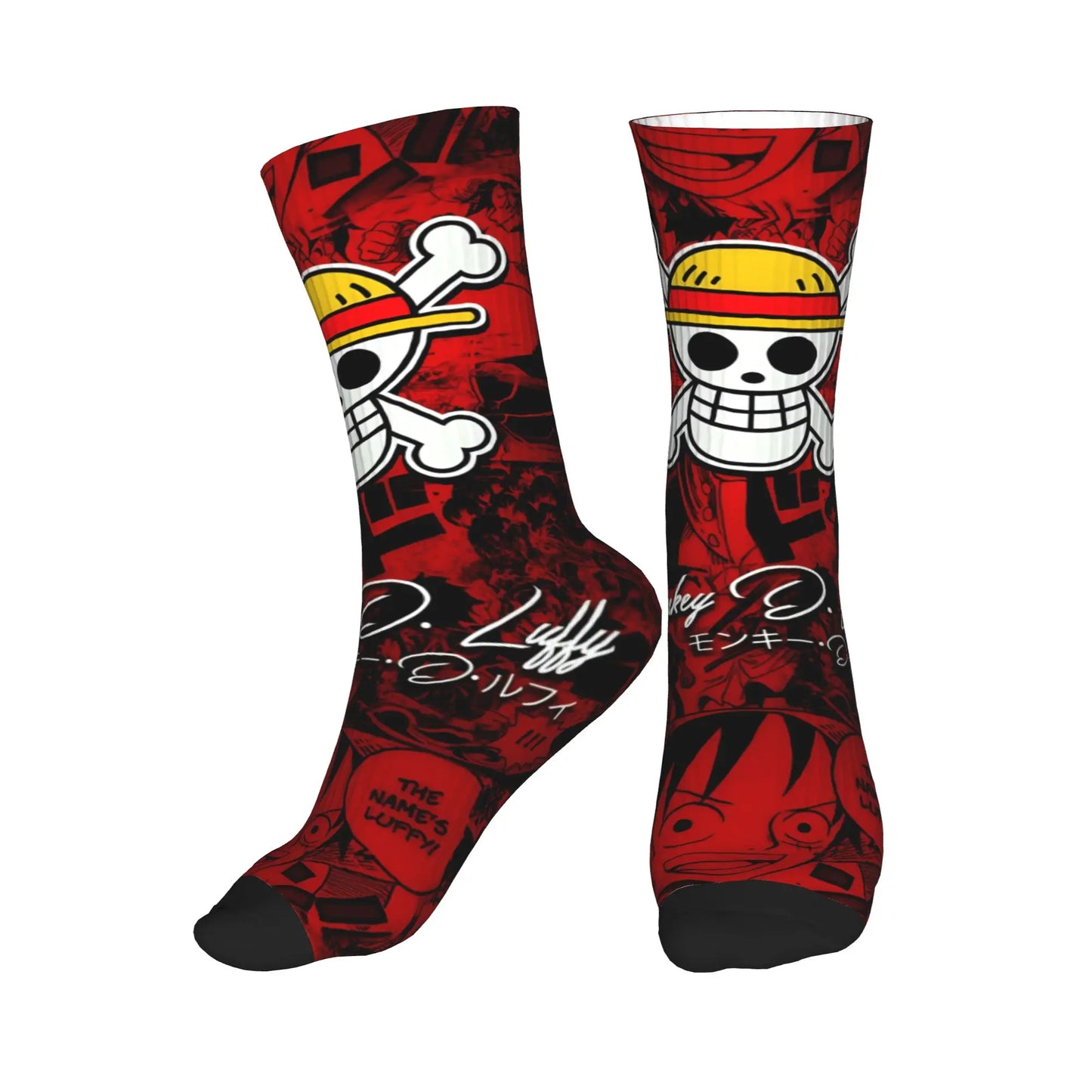 Skarpetki – Luffy i Chopper Czerwone