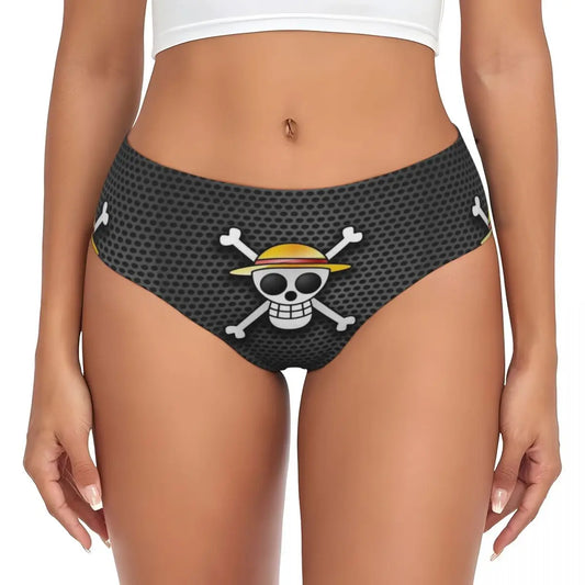 Kalsonger One Piece – Klassisk Jolly Roger-logotyp (Antracitgrå)