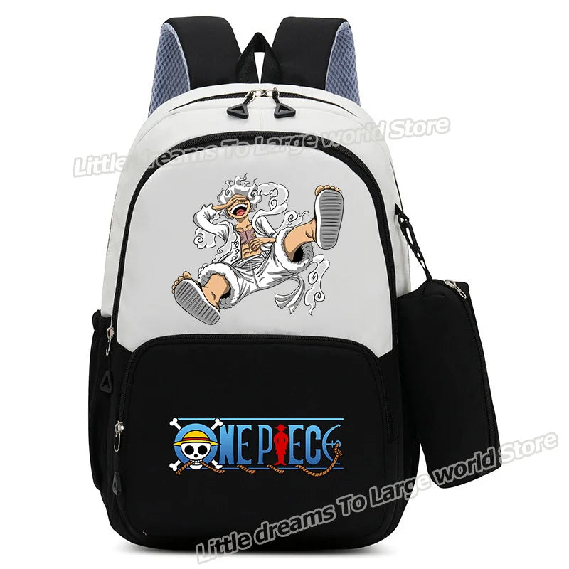 One Piece Backpack – Monkey D. Luffy Minimalist Illustration