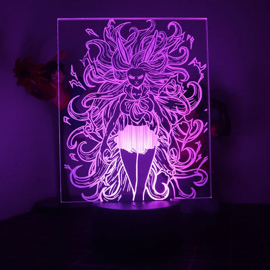 One Piece LED Night Light - Nico Robin Special Attack (Purple)