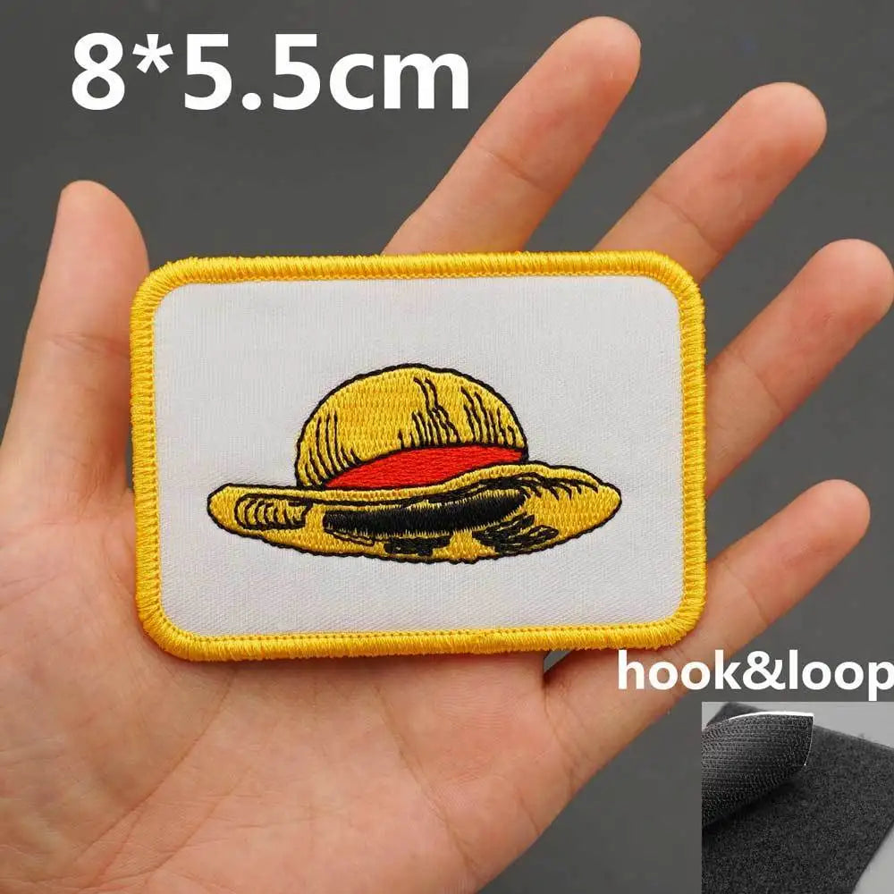 One Piece Patch – Luffy’s Straw Hat (Rectangular)