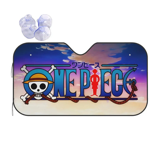 One Piece Car Sunshade - Classic Logo