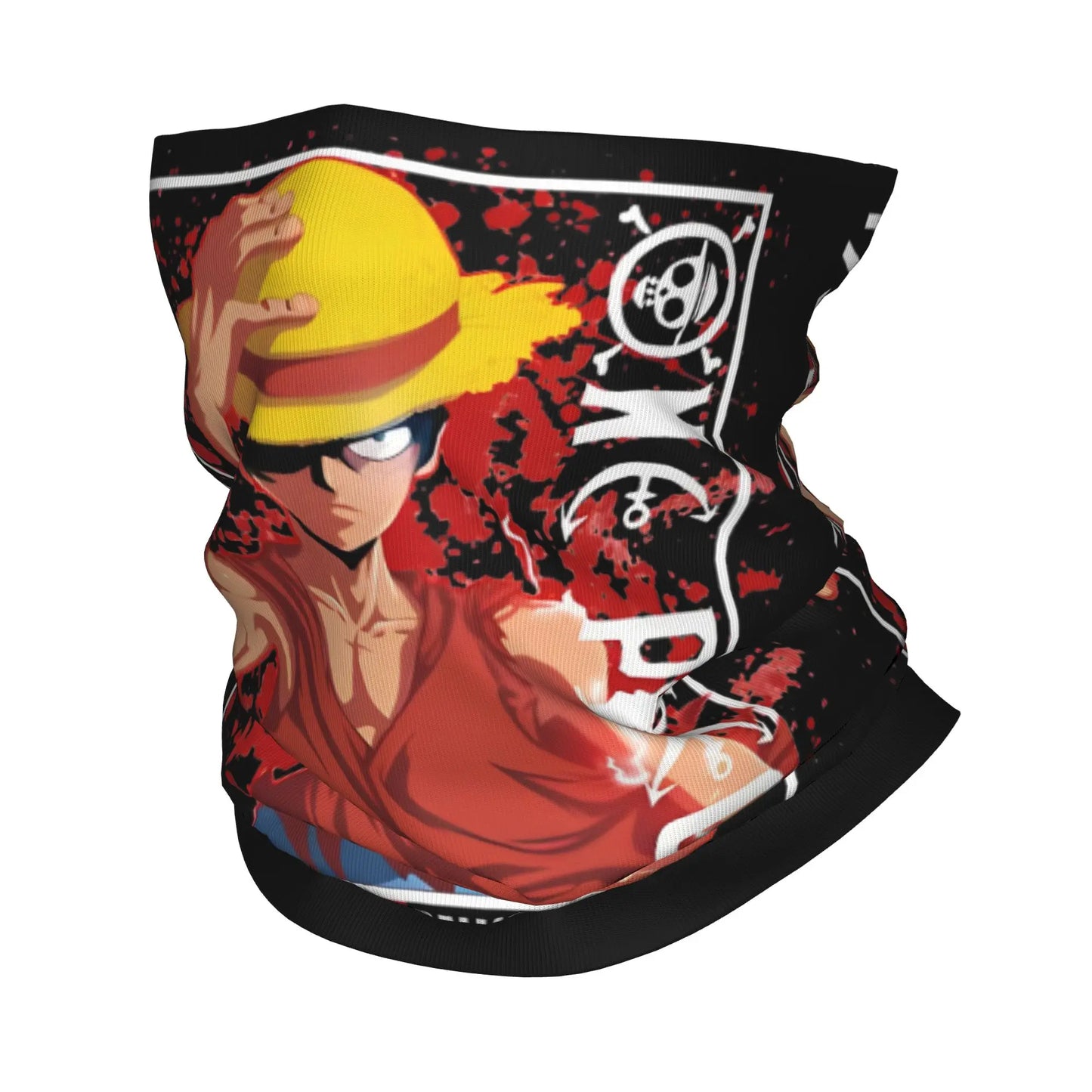 One Piece Neck Gaiter - Luffy Looking Back