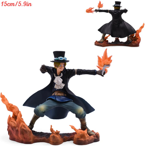 Figurka One Piece – Sabo (Armia Rewolucyjna) – efekty ognia