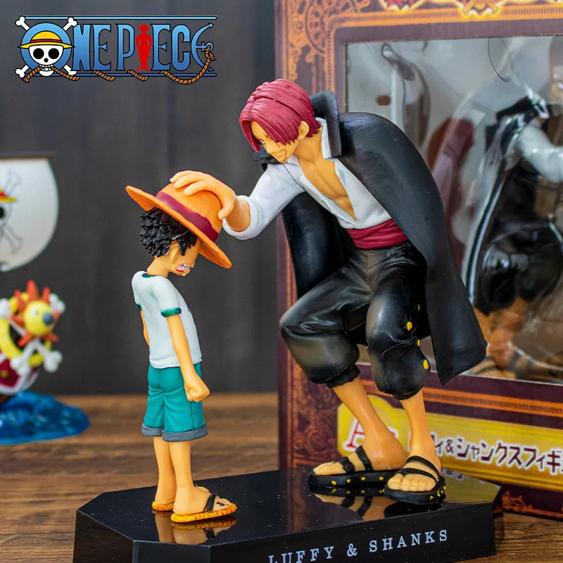 One Piece Figure - Iconic Luffy & Shanks Scene (The Hat Handover)