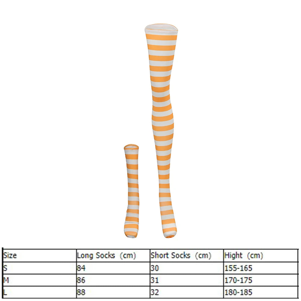 One Piece Cosplay Costume - Nami Outfit (School Set with Skirt)